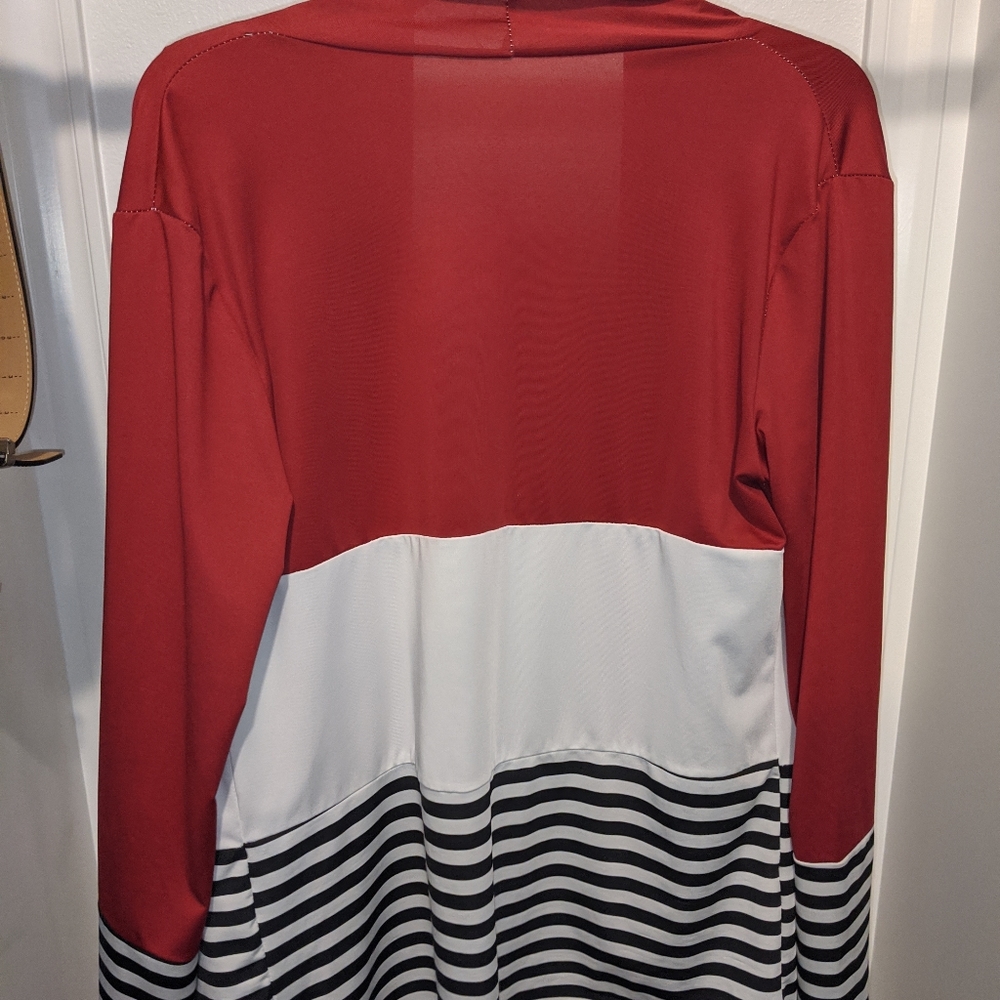 Red & Black cardigan
